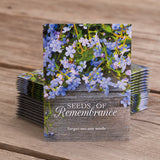 Seeds of Remembrance - Memorial Forget Me Not Seed Favor Packets - Bentley Seeds