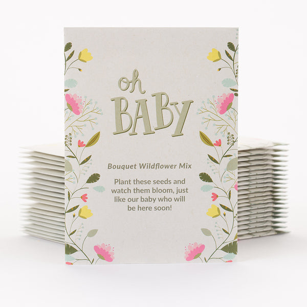 ZLKAPT Plant These Seeds and Watch Them Bloom Baby Shower Favor