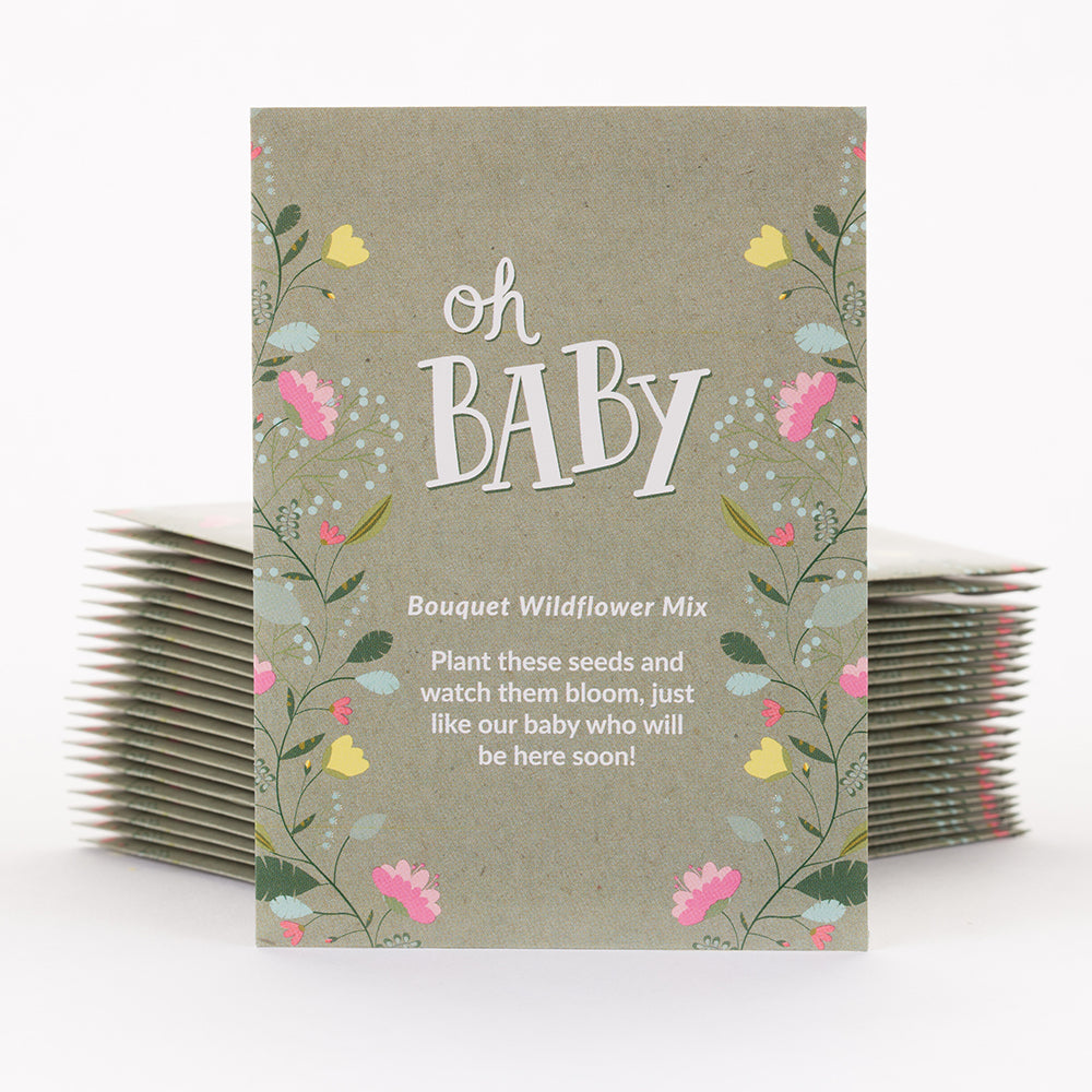 250 Baby Seed Favor Packet Display - Bentley Seeds