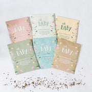 Oh Baby Baby Shower Brown flower seeds