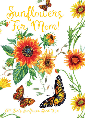 Sunflowers For Mom - All Sorts Sunflower Mother's Day Packet - Bentley Seeds