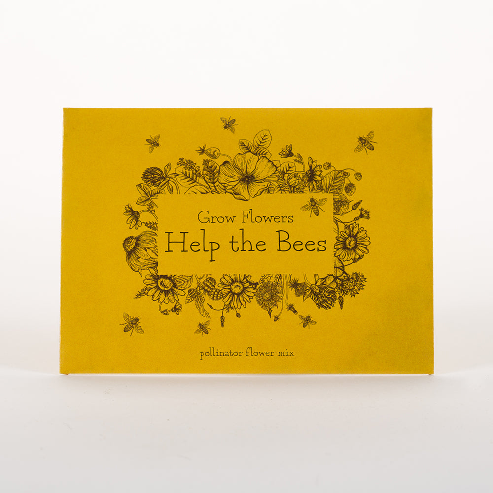 Grow Flowers Help the Bees flower seeds