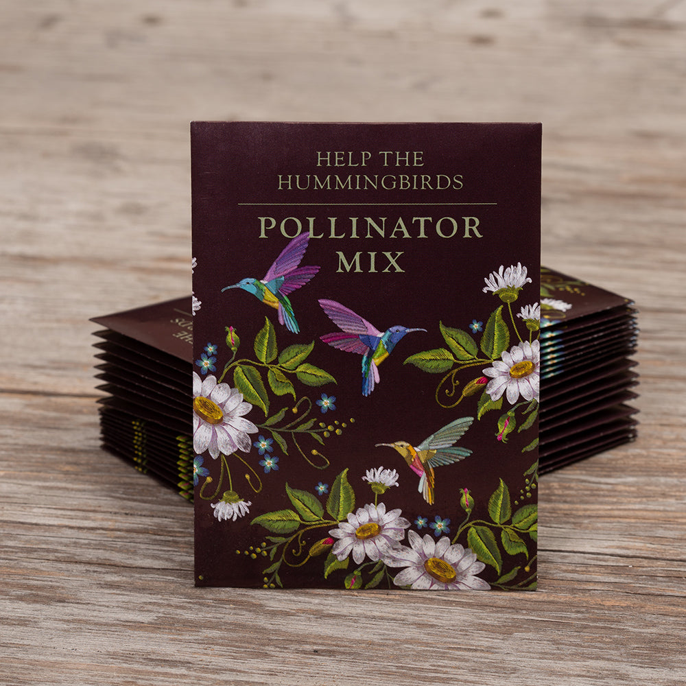 Help Hummingbirds - Pollinator Flower Seed Mix Packets - Bentley Seeds