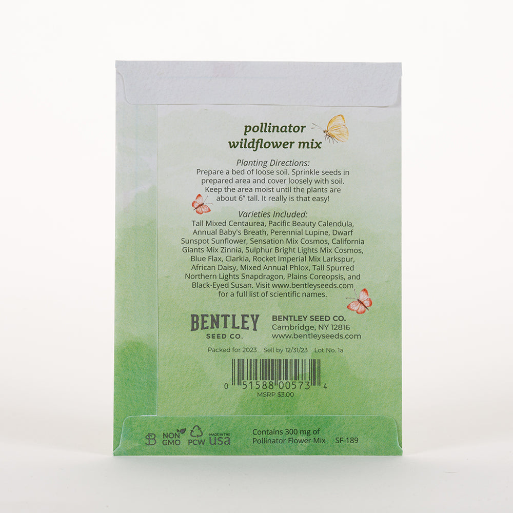 Flowers for Pollinators - Pollinator Flower Seed Mix Packets - Bentley Seeds