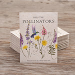 Help Pollinators Kraft Hummingbird - Pollinator Flower Seed Mix Packets - Bentley Seeds