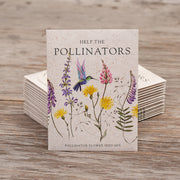Help Pollinators Kraft Hummingbird seed packet
