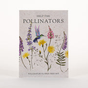 Help Pollinators Kraft Hummingbird seed packet