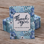 250 Piece Thank You Favor Seed Packet Retail POS Corrugated Display flower seeds