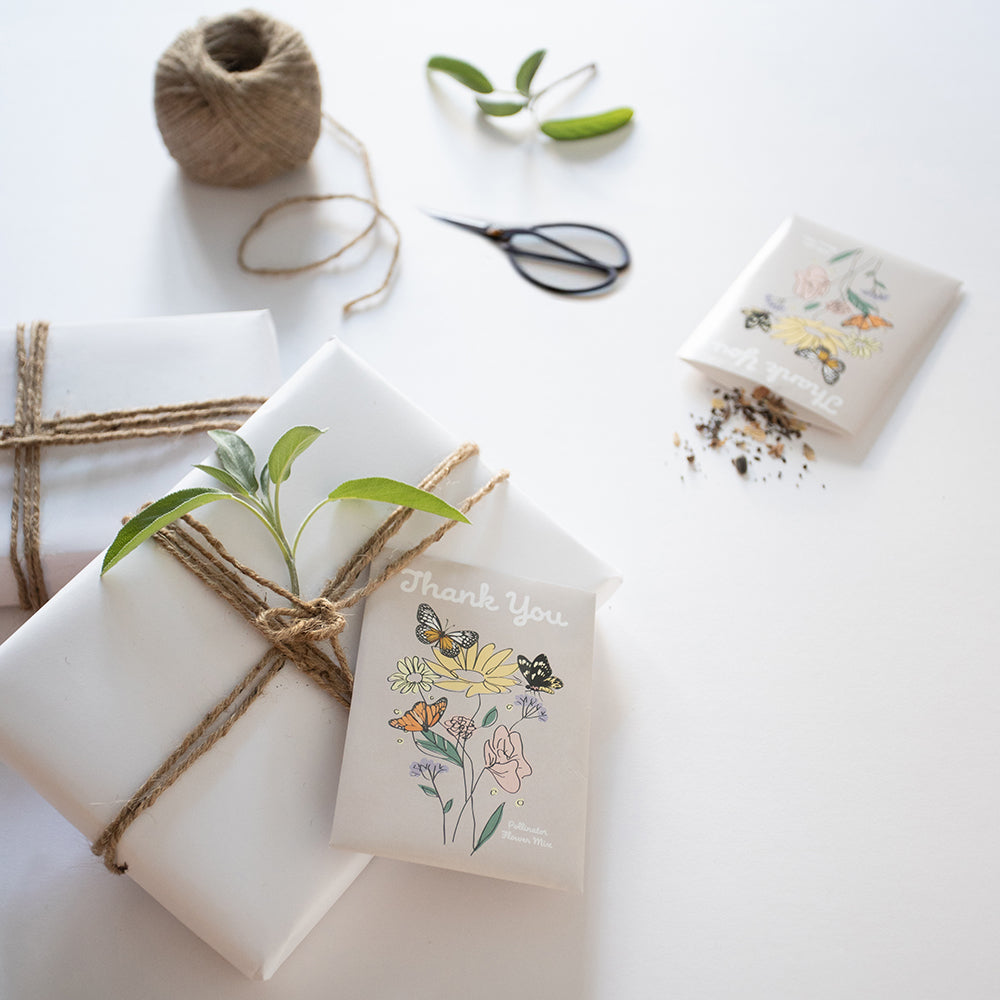 Thank You Butterfly seed packet