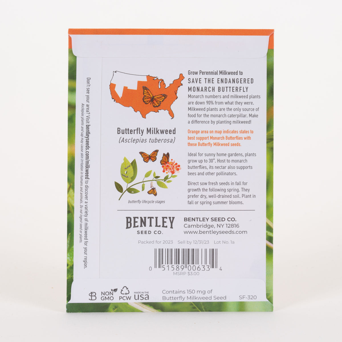 Regional Help The Butterflies seed packet