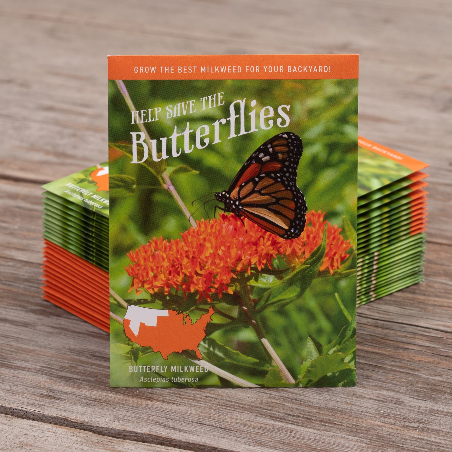 Regional Help The Butterflies Butterfly Milkweed Seed Packet