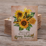 Happy Birthday - Sunflower - Mammoth Sunflower Seed Packets