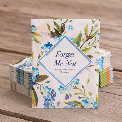 "Vintage Gift - Forget Me Not" Forget-Me-Not Seed Favor - Bentley Seeds