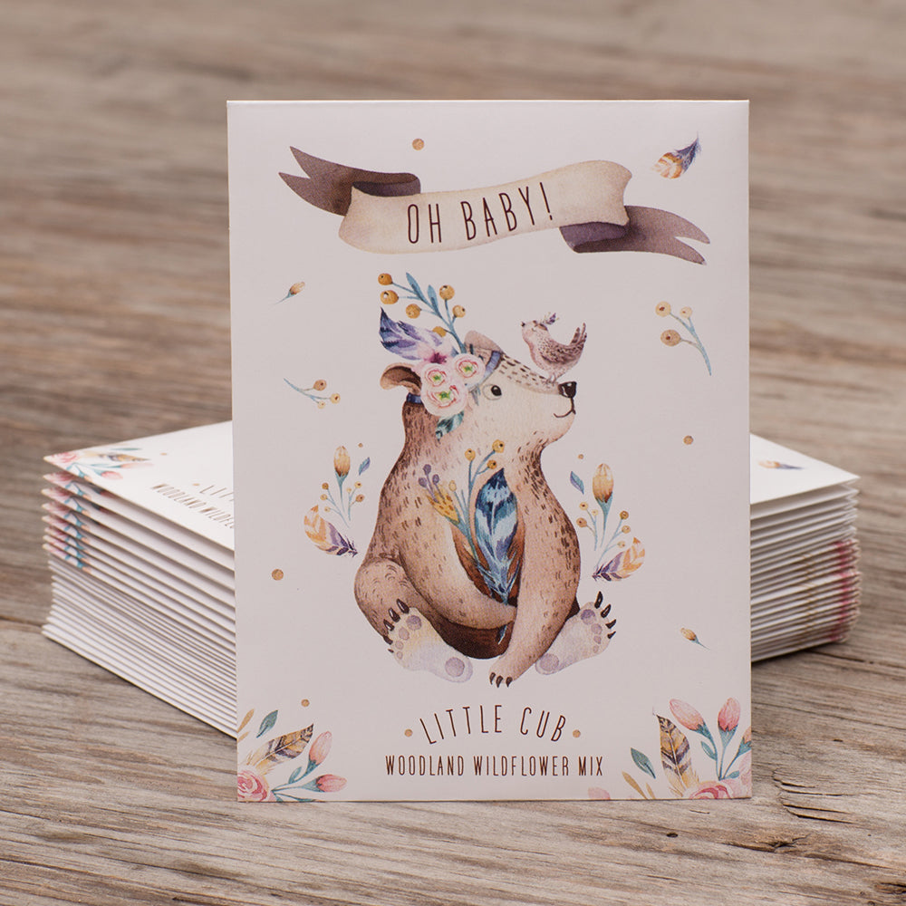 Oh Baby Little Cub Woodland garden seeds