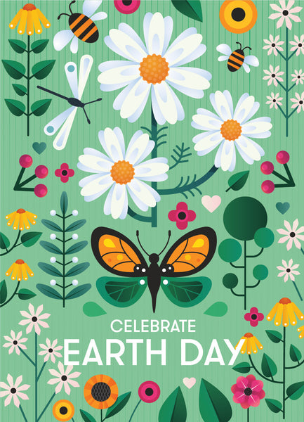 Earth Day - Celebrate Earth Day Pollinator Mix Seed Packets - Bentley Seed