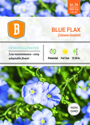 Blue Flax Seed garden seeds