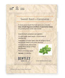 "One plants... another waters..." Sweet Basil Seed Favor - Bentley Seeds