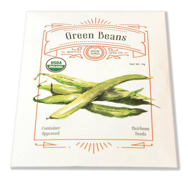 Organic Green Bean Seeds flower seeds