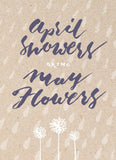 Custom Seed Packets: "April Showers" - Bentley Seeds