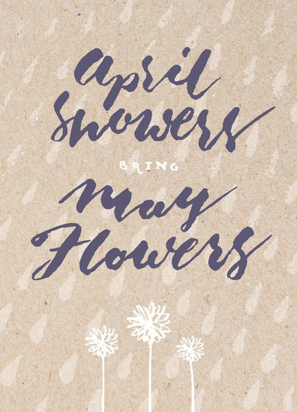 Custom Seed Packets: "April Showers" - Bentley Seeds