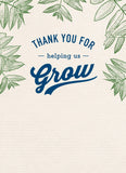 Custom Seed Packets: "Thank You for Helping Us Grow" | Bentley Seeds - Bentley Seeds