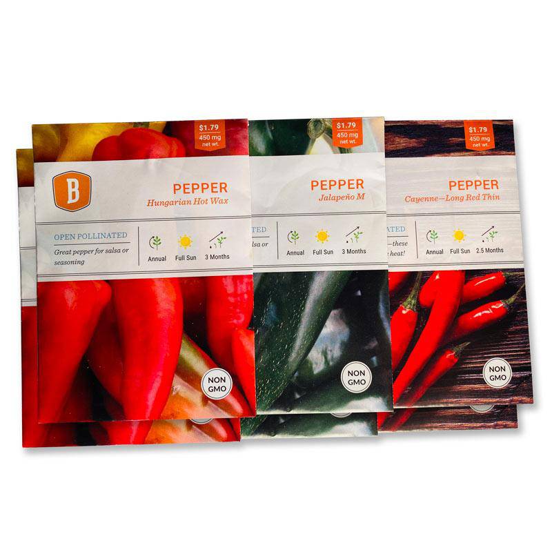 Scoville Scale Hot Pepper Kit flower seeds
