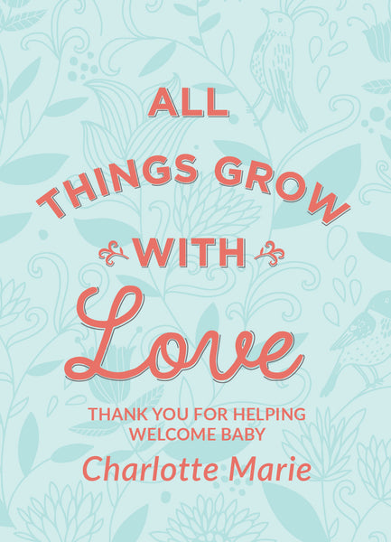 Custom Seed Packets - All Things Grow With Love - Baby's Breath - Custom Seed Packet