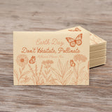Earth Day Don't Hesitate, Pollinate - Milkweed Flower Mix Seed Packets - 25 Seed Packets - Eco-Friendly Gift for Gardeners, Kids & Friends
