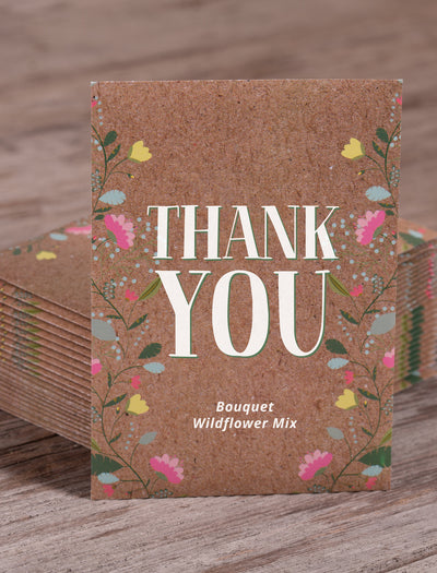 Thank You Natural Brown seed packet