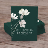 With Heartfelt Sympathy - Wildflower Mix Seed Packets - 25 Seed Packets - Memorial Service Celebration of Life Funeral Hand Out - Non-GMO