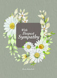 With Deepest Sympathy - Shasta Daisy Seed Packets - 25 Seed Packets - Memorial Service -Funeral - Celebration of Life Hand Out - Non-GMO